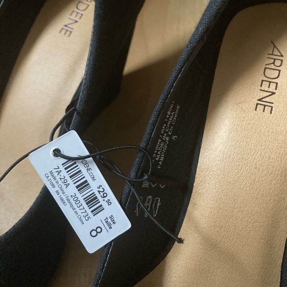 Wedges, black, size 8.5 shoes - Picture 2 of 2